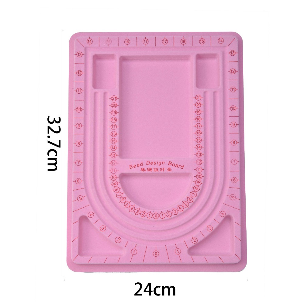 Art Craft Board - Colorful Flockeda Bead Board For Bracelet