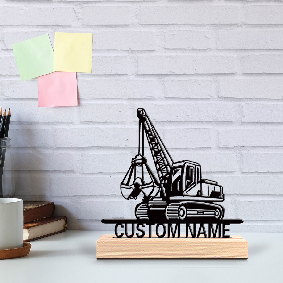 Art Craft Usa - 1pc tractor Customized Letter Tin Statue