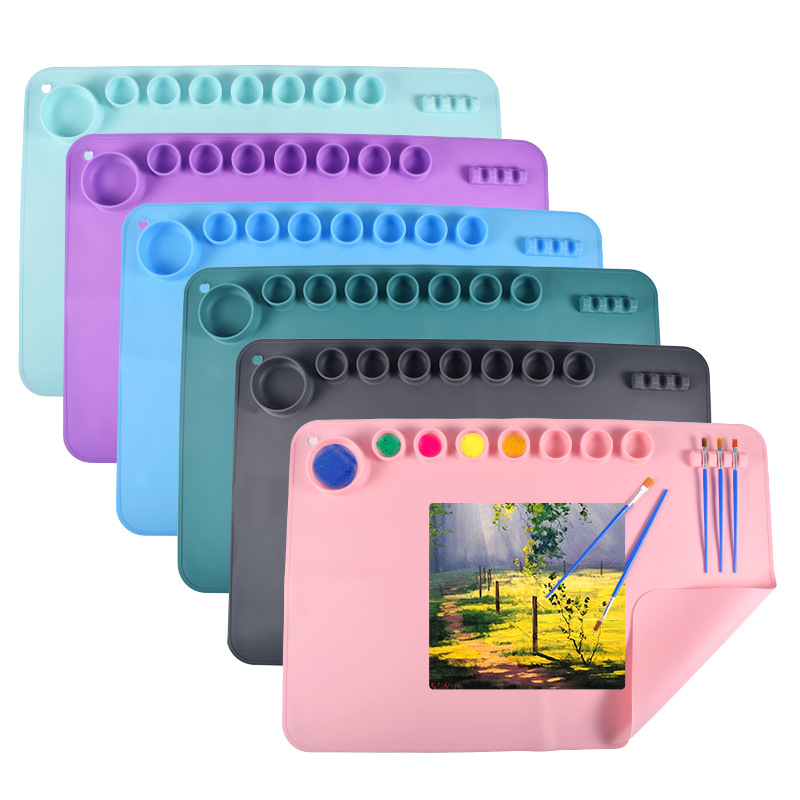 Art Craft Board - 60X40cm Silicone Painting Mat Non-Stick Silicone