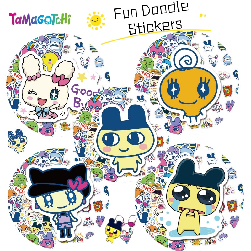 Origami Paper Set - New Bandai Tamagotchi Mametchi Fun Graffiti