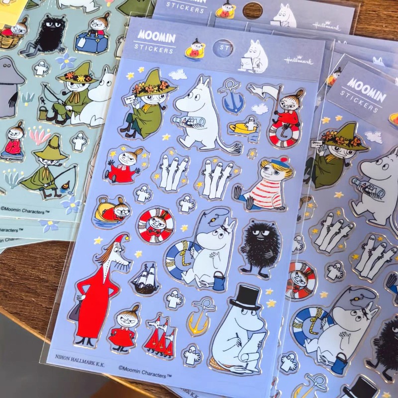 Art Craft Material - Moomin Cartoon Decorative Stickers DIY Craft