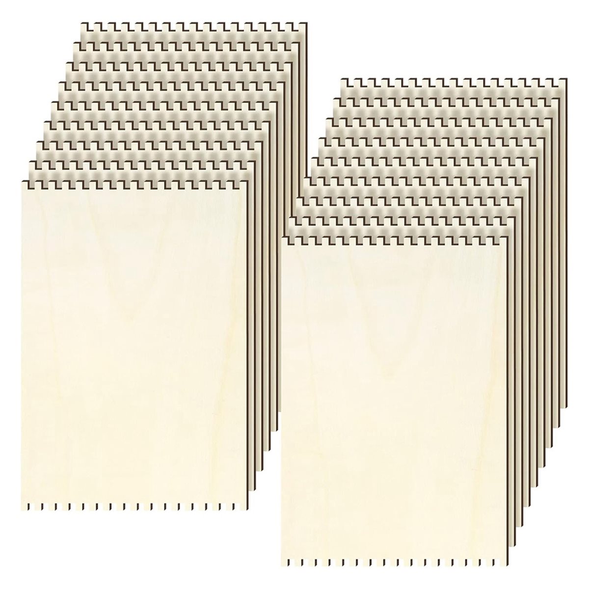 18 Pcs Beginners Wooden Notche - Art Craft Kids ulasan dan harga