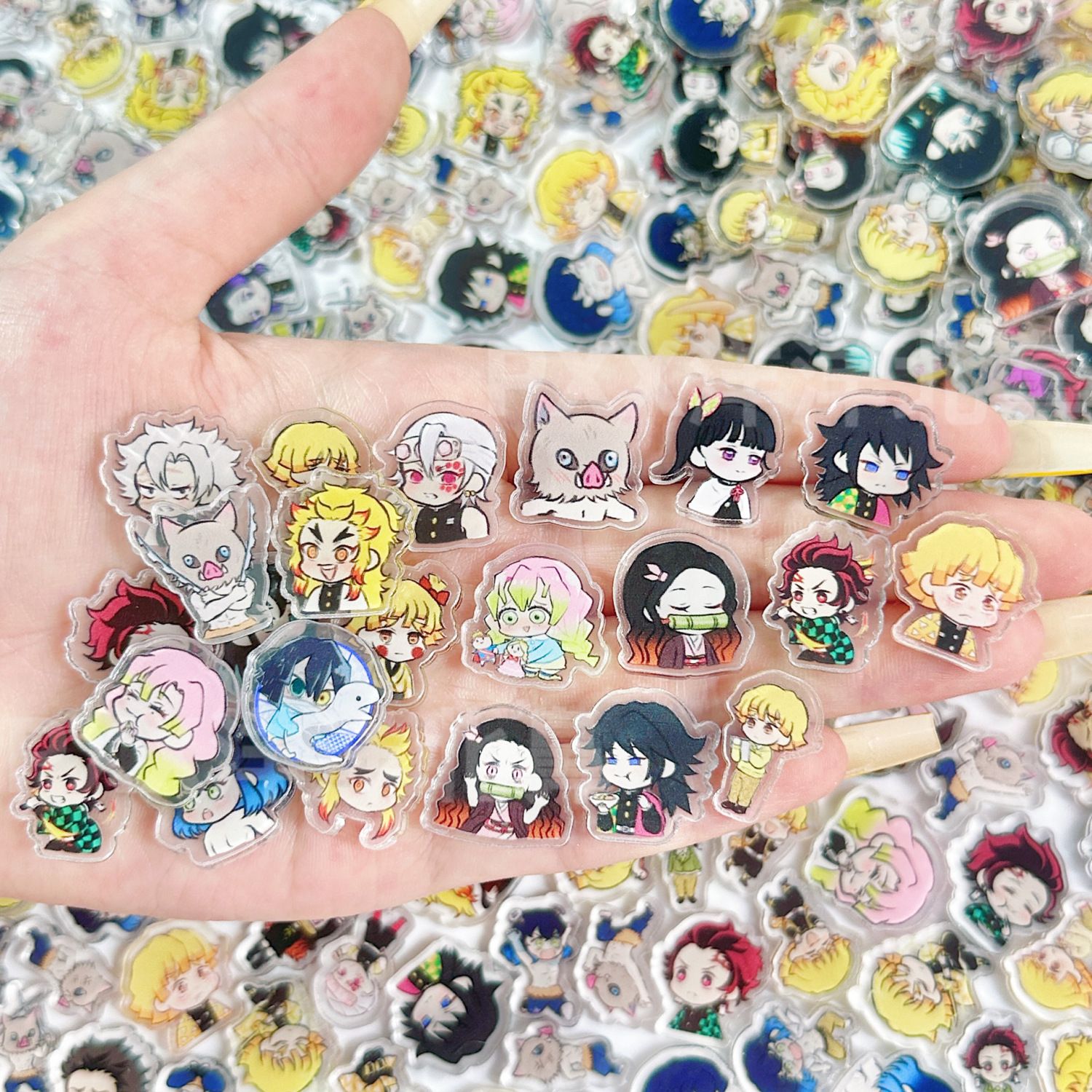 50/100Pcs 1/2cm Mini Demon Sla - Art Craft Material ulasan dan harga