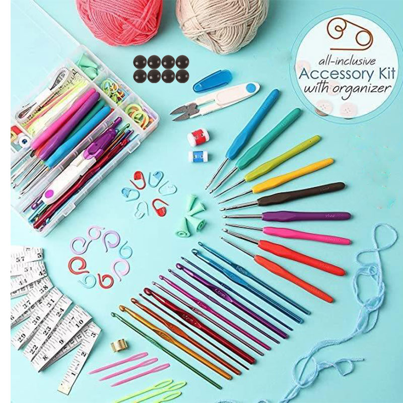 Knitting & Crochet Supplies, C - Crochet Hook Set ulasan dan harga