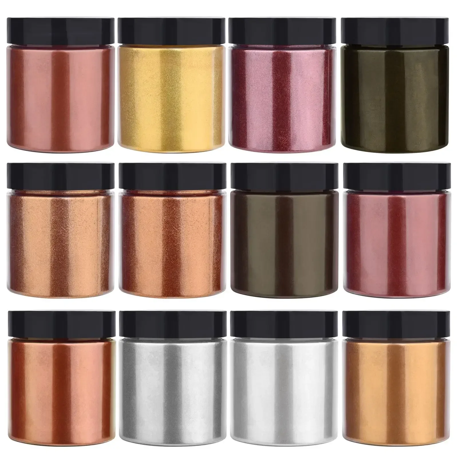 50g/Bottle Metallic Glitter Po - Resin Pigment Powder ulasan dan harga