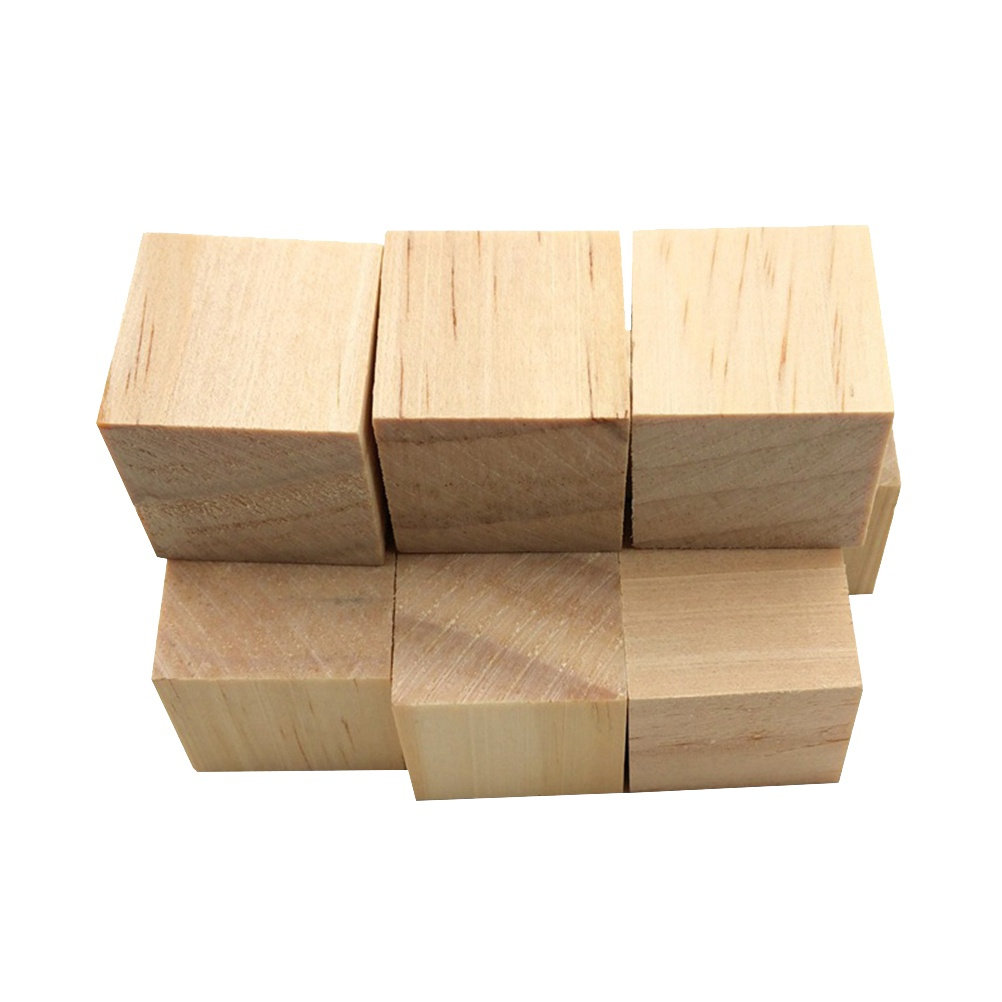 200Pcs Pine Wood Craft Cube Bl - Art Craft Game ulasan dan harga