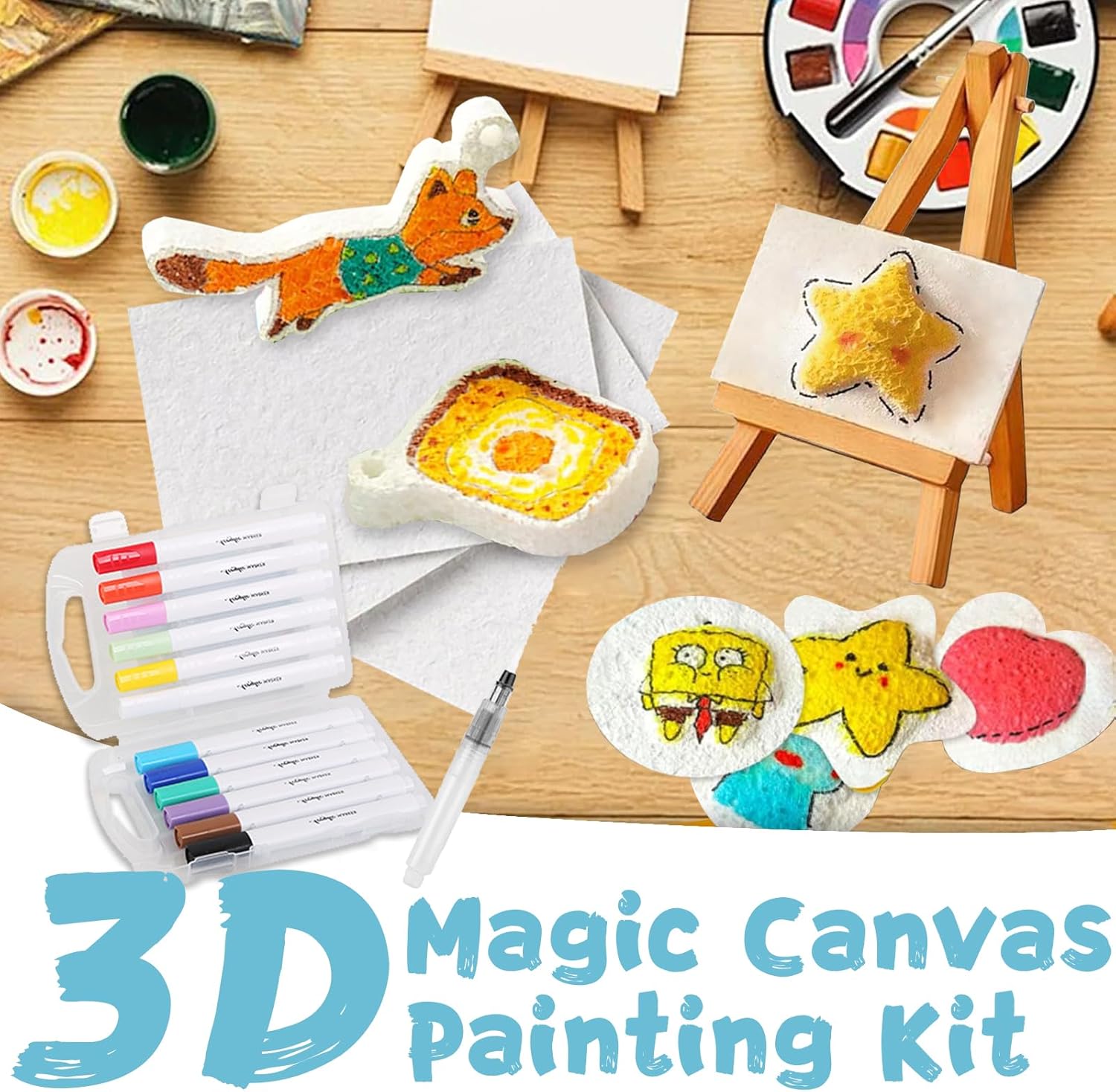 3D Puffy Foam Texture Painting - Art Craft In Paper ulasan dan harga