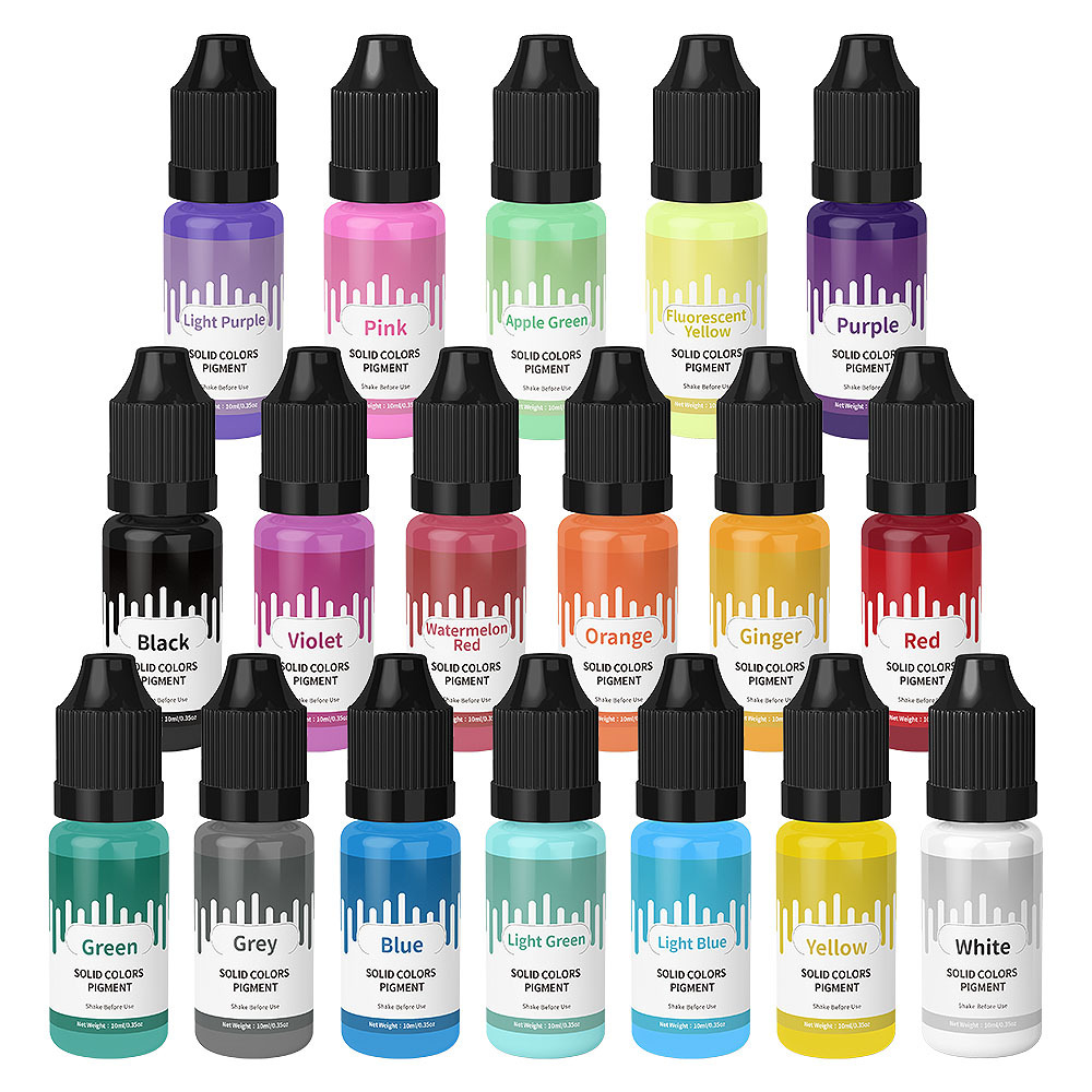 18Colors 10ml Macaron Solid Pa - Resin Pigment Powder ulasan dan harga
