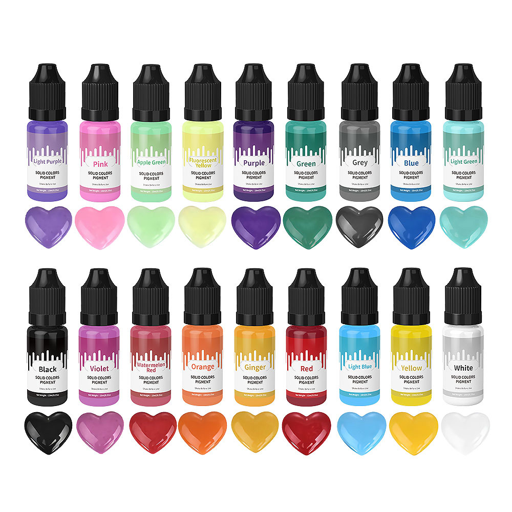 18Colors 10ml Macaron Solid Pa - Resin Pigment Powder ulasan dan harga