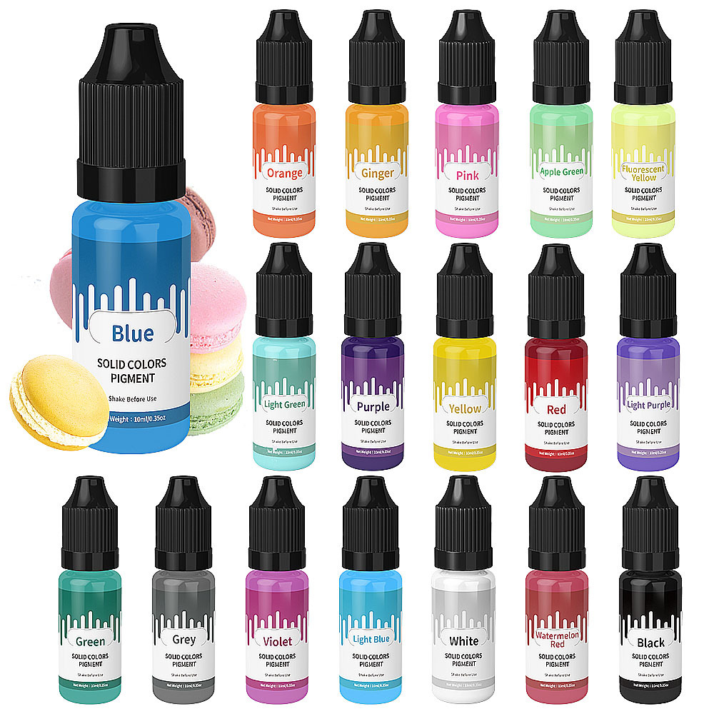 18Colors 10ml Macaron Solid Pa - Resin Pigment Powder ulasan dan harga