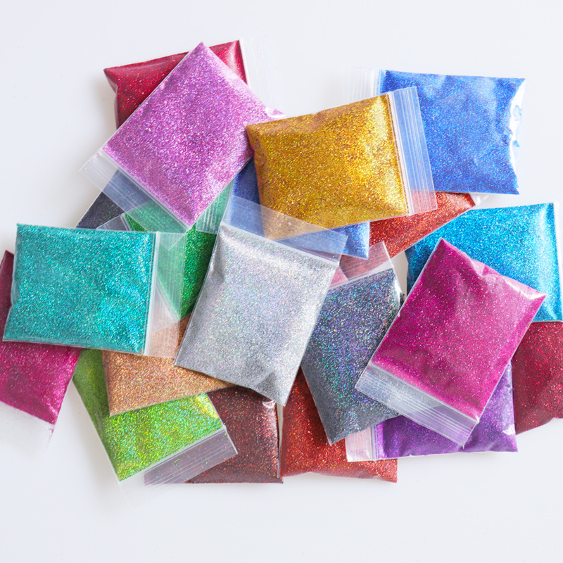 10g/Bag Holographic Fine Glitt - Resin Pigment Powder ulasan dan harga