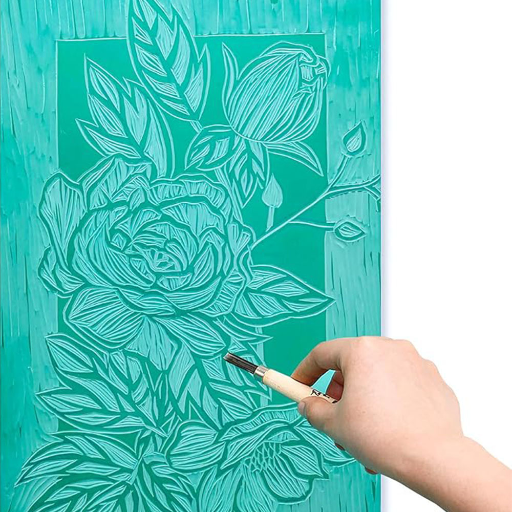 Soft Carving Rubber Block Easy - Lino Printing Block ulasan dan harga
