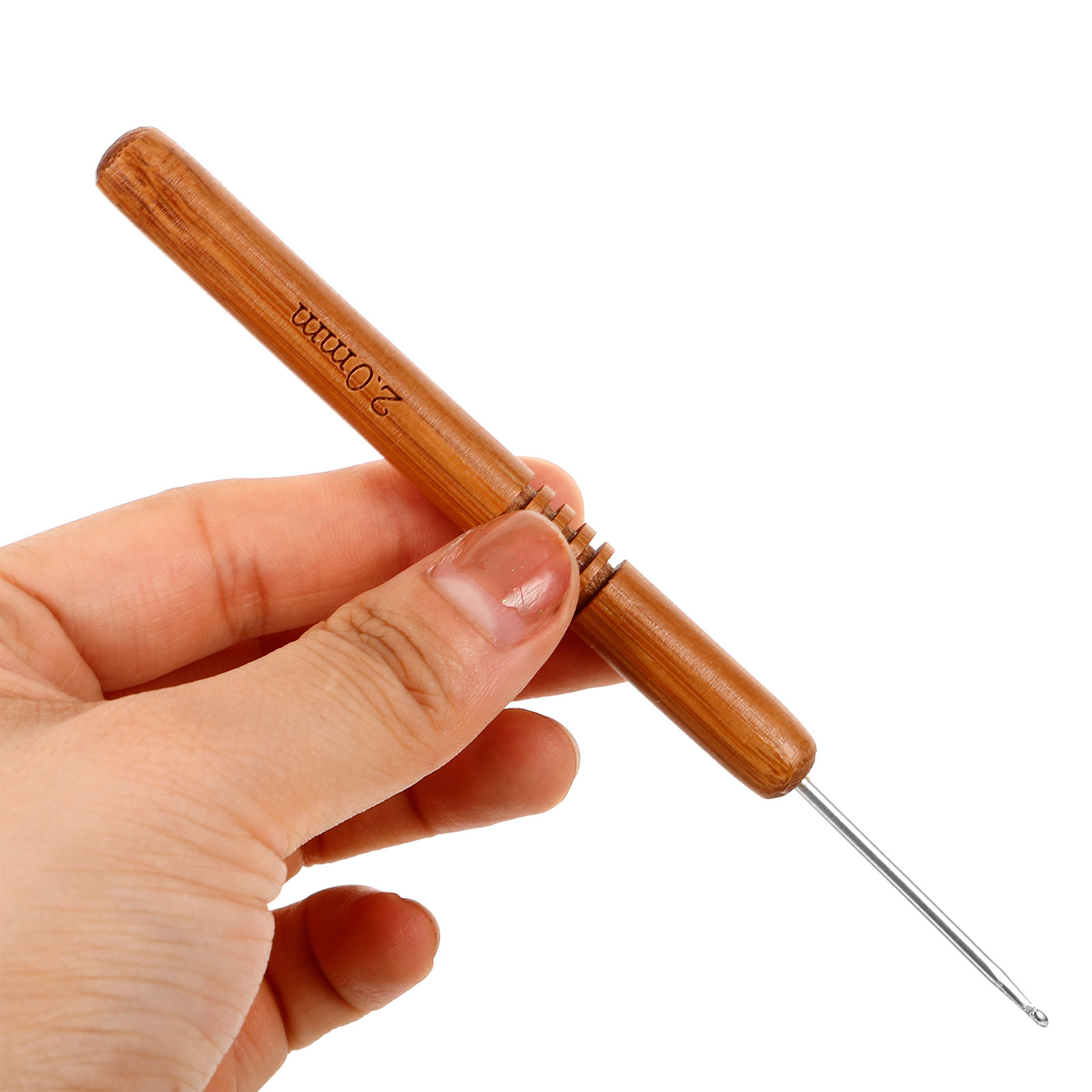 9Pcs Crochet Hook Set Bamboo H - Crochet Hook Set ulasan dan harga