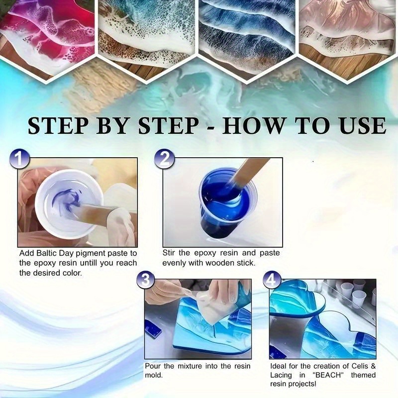24 Colors/8 Colors 5g 0.18oz P - Resin Pigment Powder ulasan dan harga
