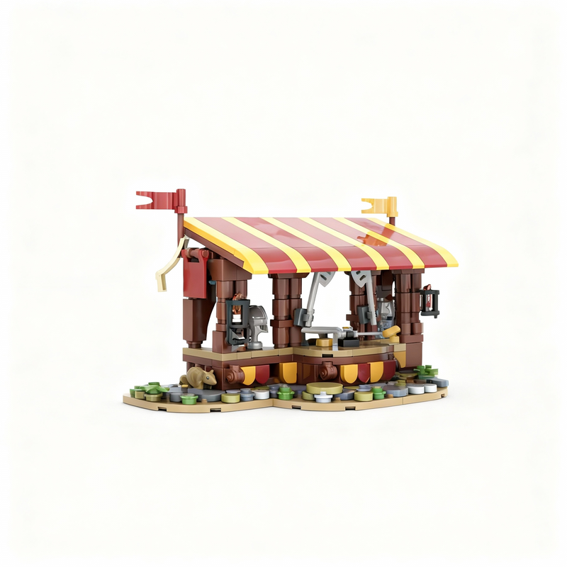 367pcs MOC Armor Market Castle - Art Craft Christmas Ideas ulasan dan harga