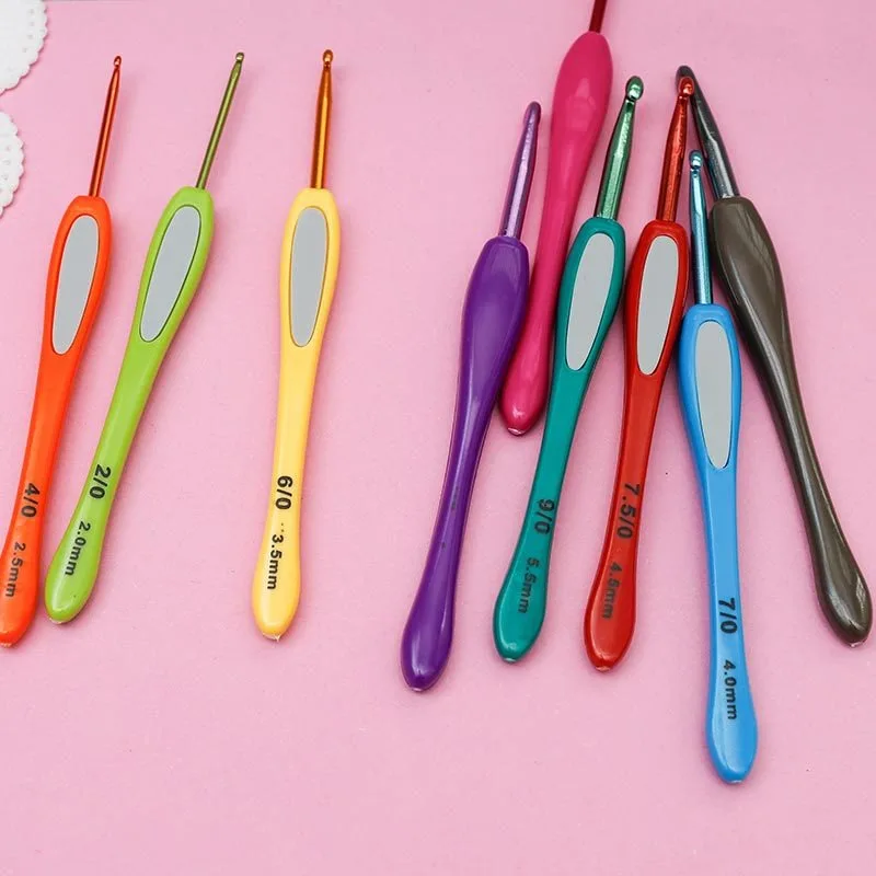 Color Soft Handle Crochet Tool - Crochet Hook Set ulasan dan harga
