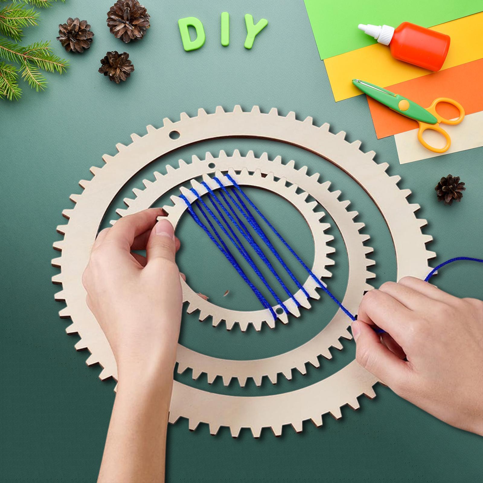 DIY Weaving Loom Kit Wooden Fr - Art Craft Kids ulasan dan harga