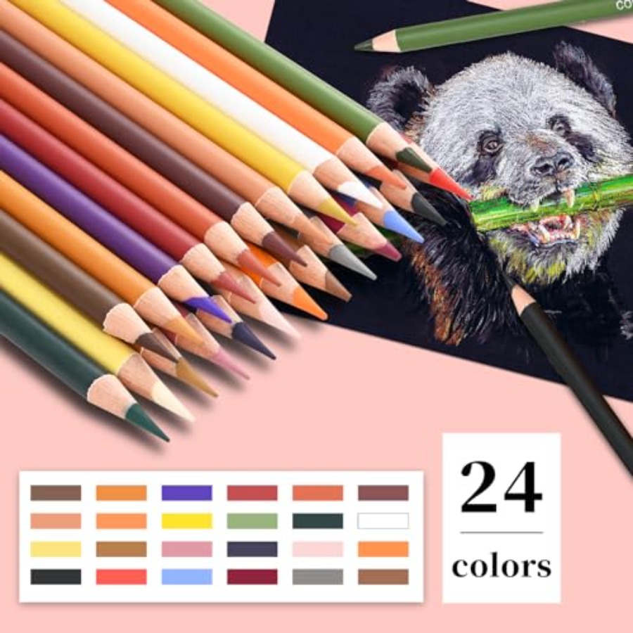 Colored Charcoal Pencils Drawi - Chalk Pastel Set ulasan dan harga