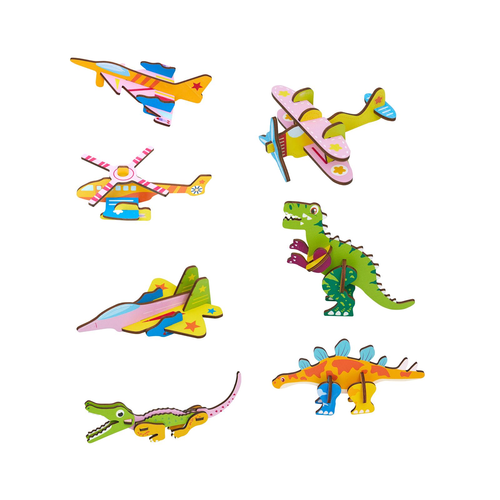 3D Cartoon Wooden Insert Puzzl - Art Craft Game ulasan dan harga