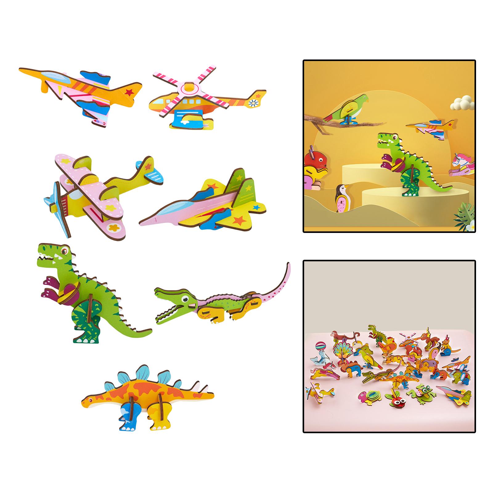 3D Cartoon Wooden Insert Puzzl - Art Craft Game ulasan dan harga