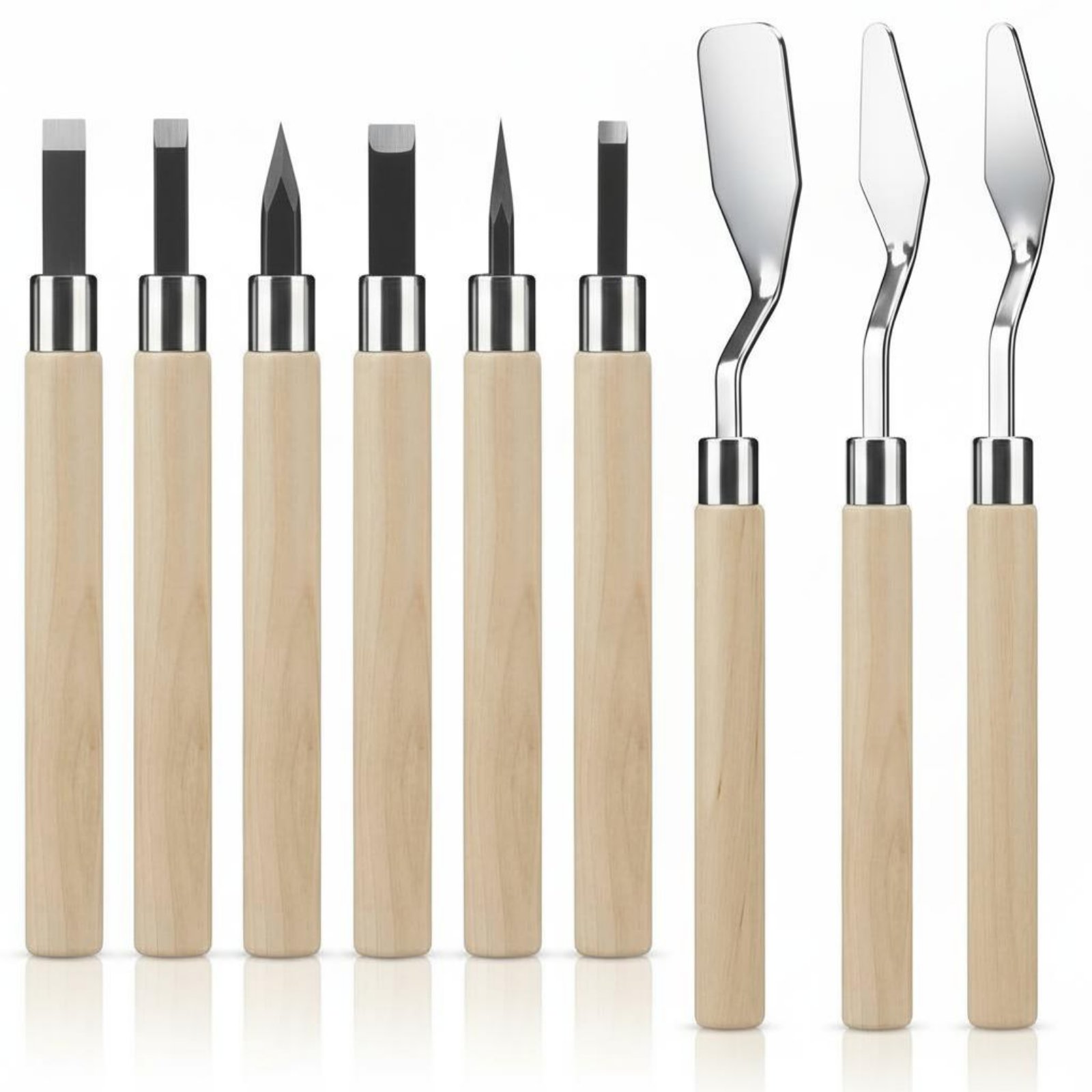 9 Pieces Linoleum Carving Kit  - Lino Printing Block ulasan dan harga