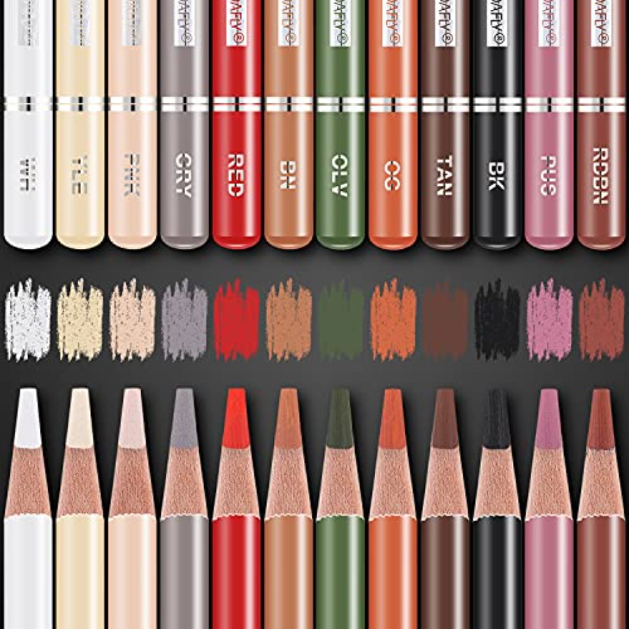 Professional Colored Charcoal  - Chalk Pastel Set ulasan dan harga