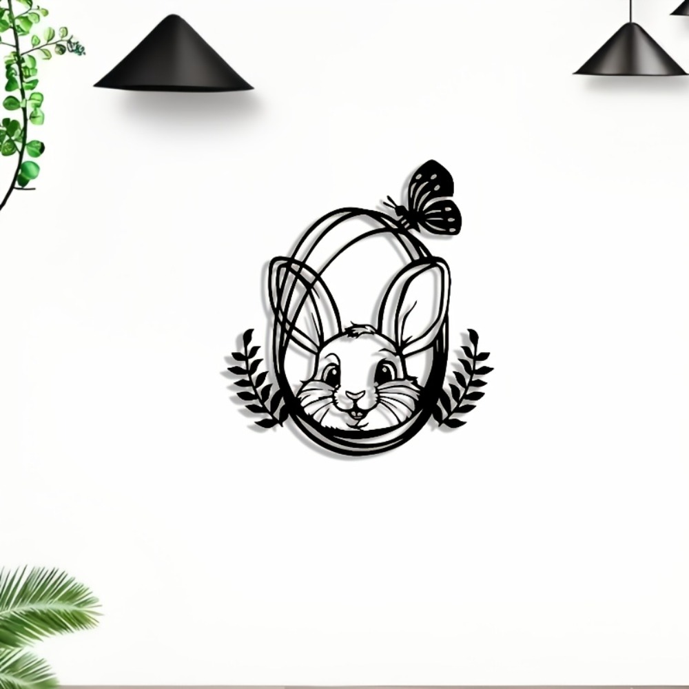 CIFBUY Metal Wall Art Bohemian - Art Craft Rabbit ulasan dan harga