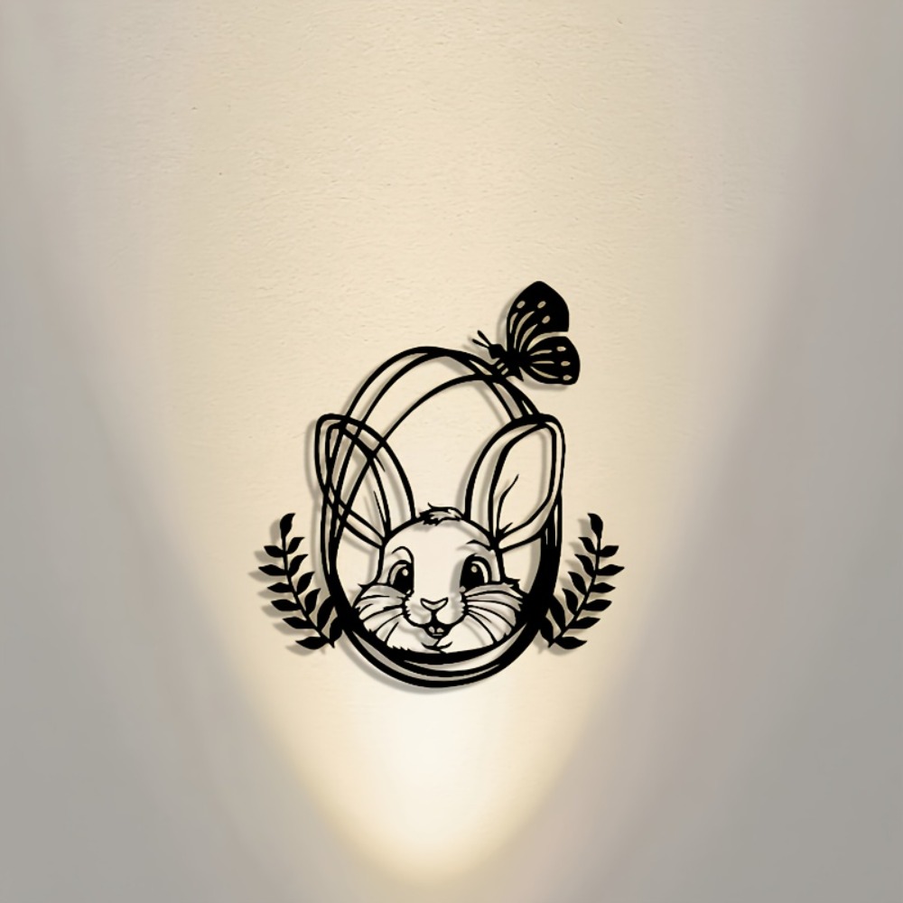 CIFBUY Metal Wall Art Bohemian - Art Craft Rabbit ulasan dan harga