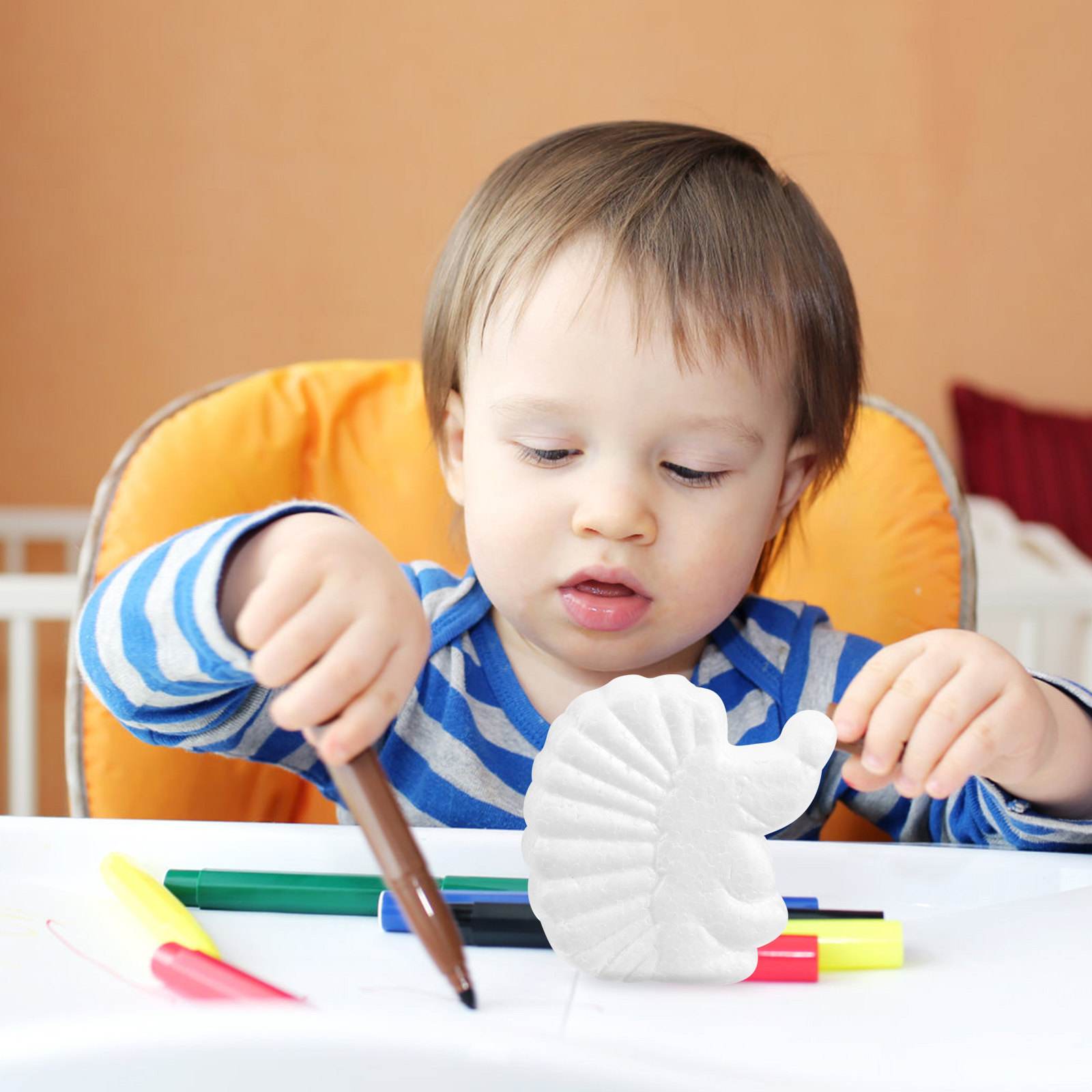 50Pcs Blank Foam Hedgehog Anim - Art Craft Kids ulasan dan harga