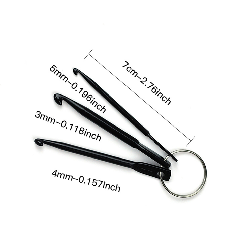 10Pcs Bamboo Interchangeable A - Crochet Hook Set ulasan dan harga