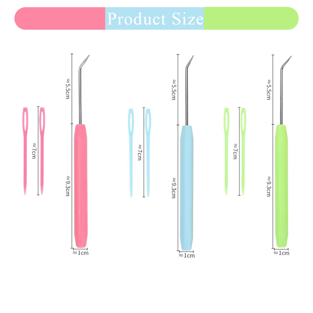 3pcs/set Loom Knit Hook Set Cr - Crochet Hook Set ulasan dan harga