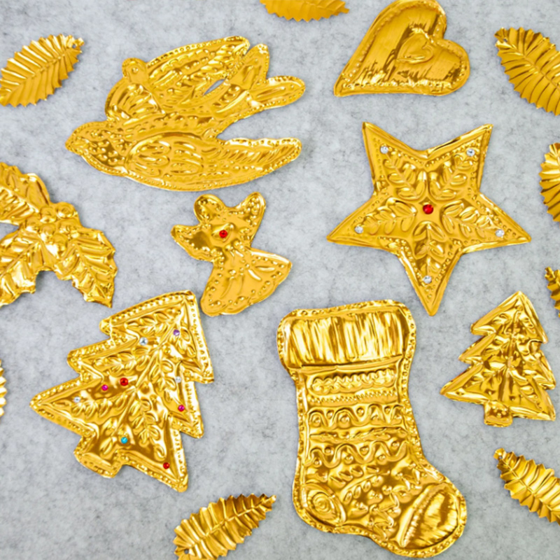 DIY Gold Foil Art Relief Chris - Art Craft In Paper ulasan dan harga