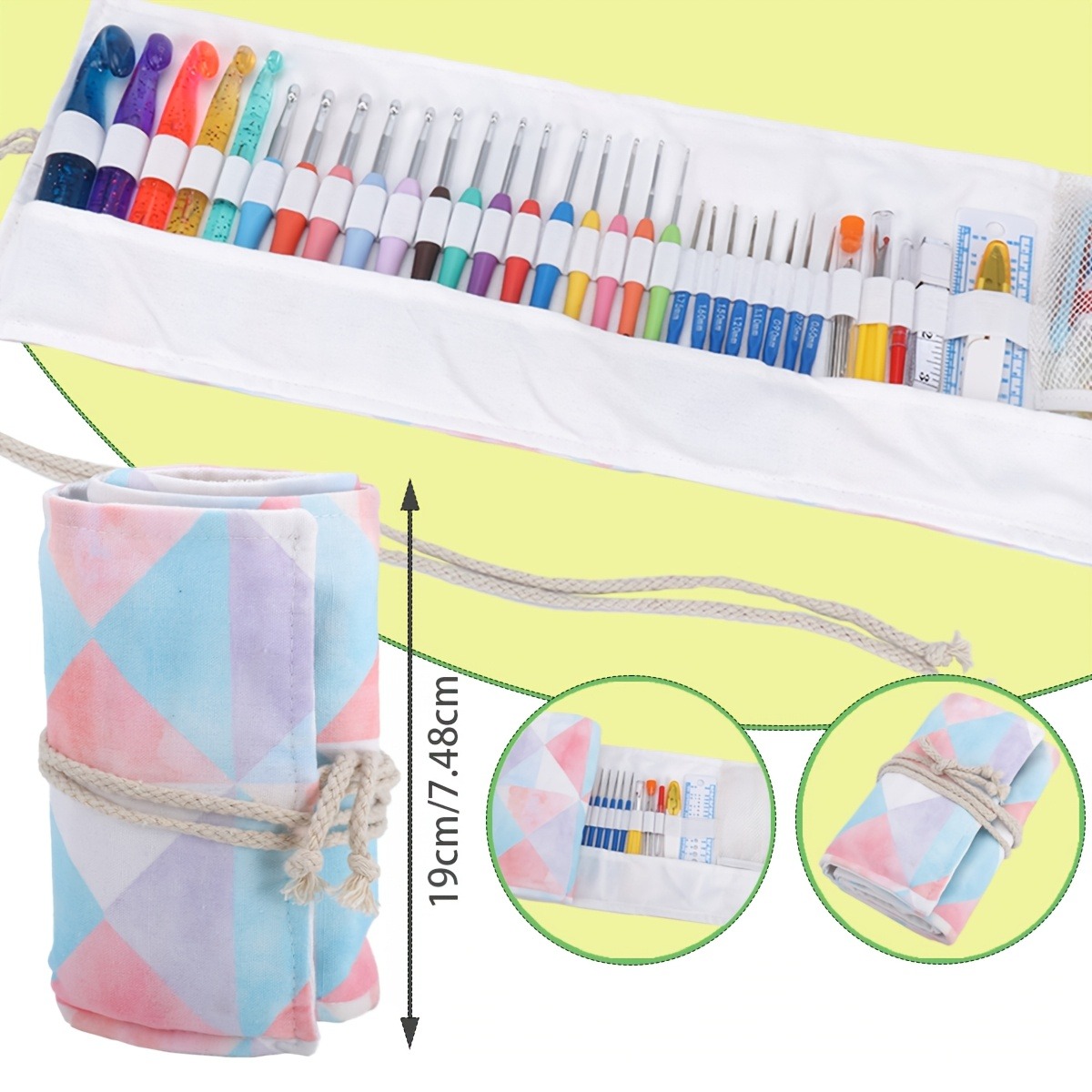 118pcs Crochet Hooks Sets, Erg - Crochet Hook Set ulasan dan harga