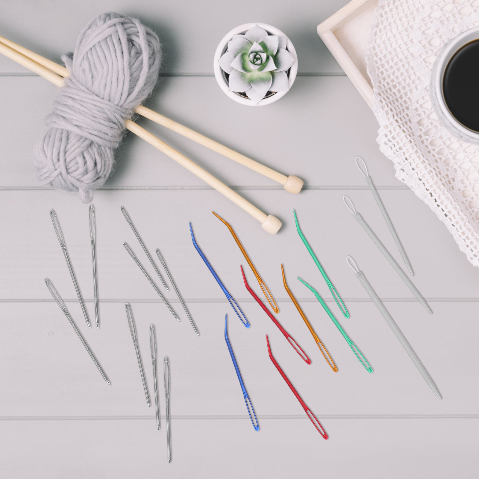 1 Set Sewing Crochet Needles H - Crochet Hook Set ulasan dan harga