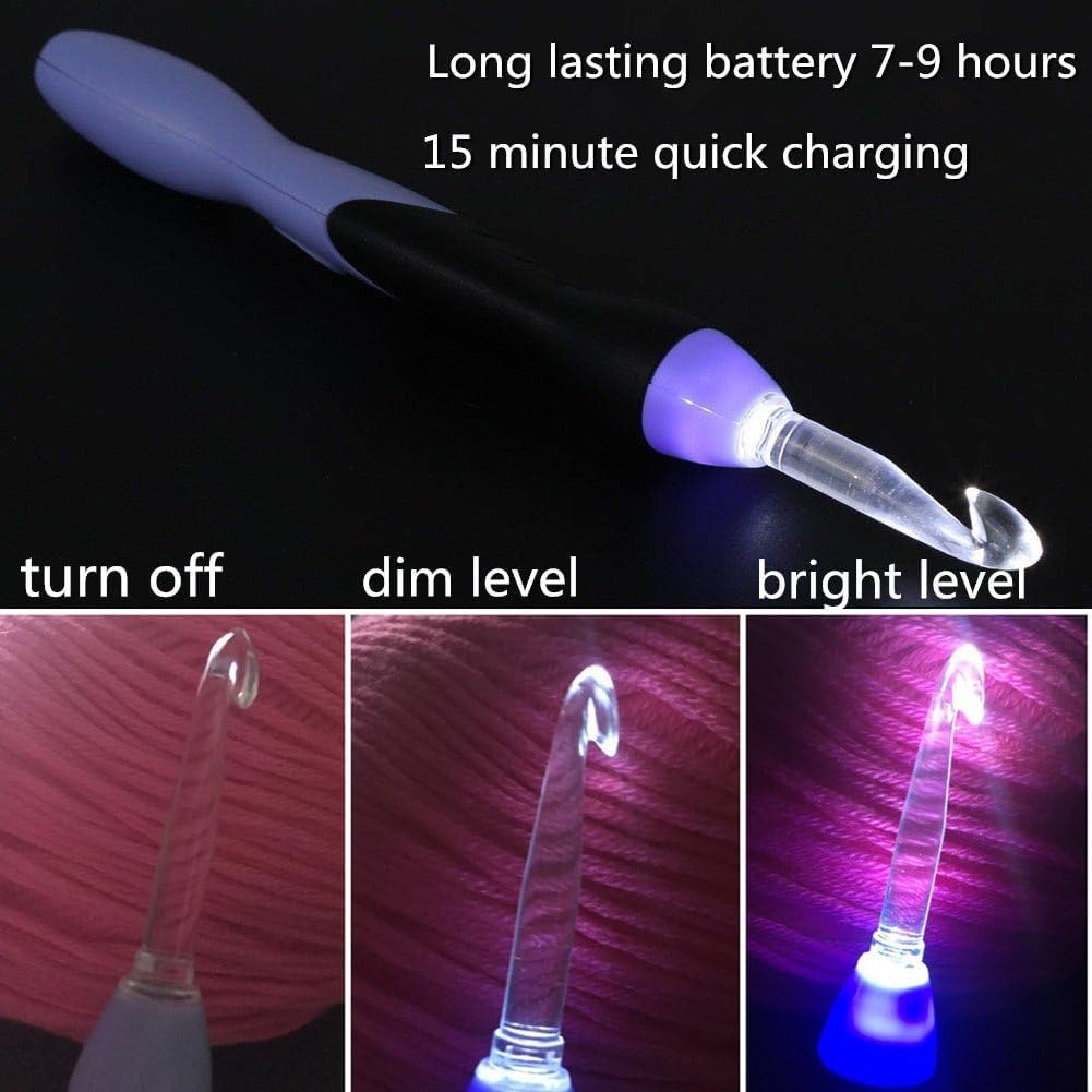 High-Qualit Portable 9-In-1 Lu - Crochet Hook Set ulasan dan harga