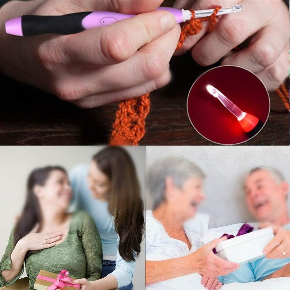 High-Qualit Portable 9-In-1 Lu - Crochet Hook Set ulasan dan harga