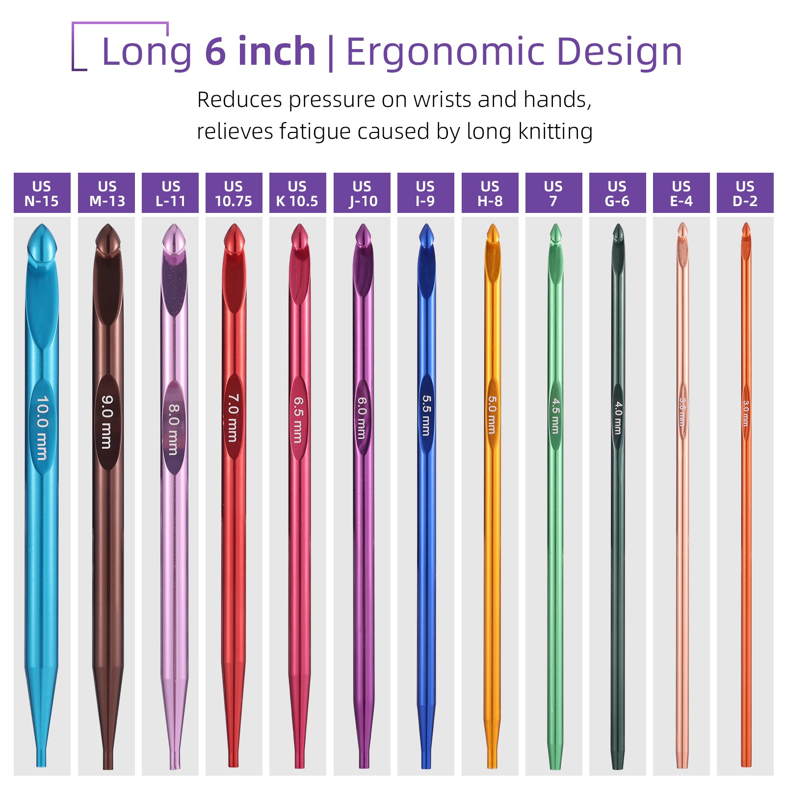 tunisian crochet hooks set - Crochet Hook Set ulasan dan harga