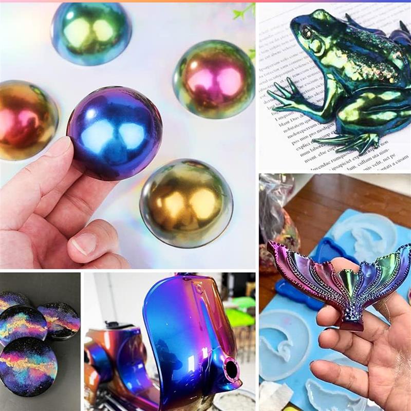 3g Mirror Chameleons Resin Pig - Resin Pigment Powder ulasan dan harga