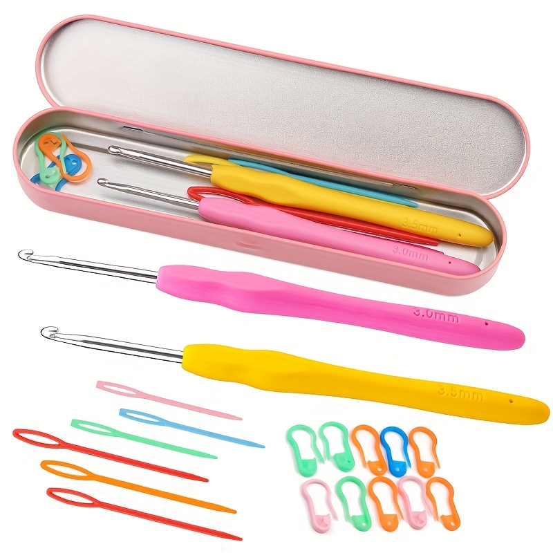 one set Crochet Hooks Set Ergo - Crochet Hook Set ulasan dan harga