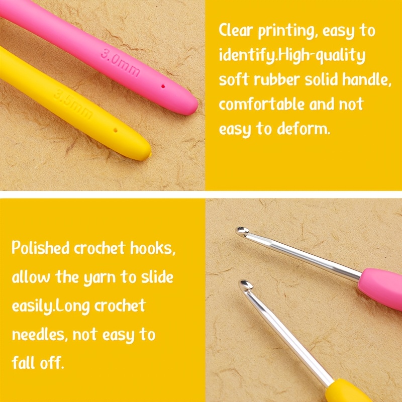 one set Crochet Hooks Set Ergo - Crochet Hook Set ulasan dan harga