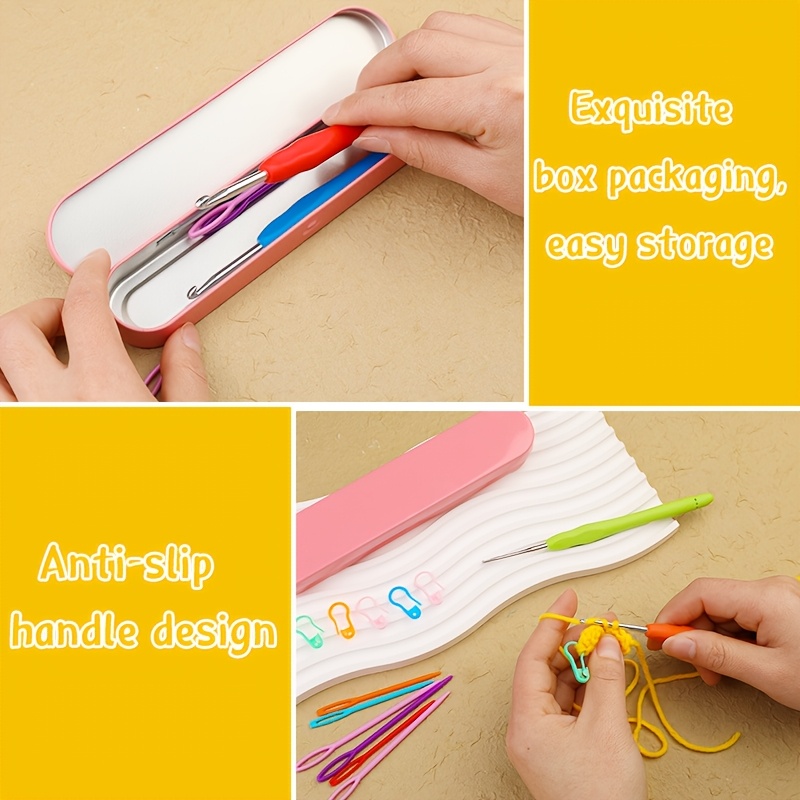 one set Crochet Hooks Set Ergo - Crochet Hook Set ulasan dan harga