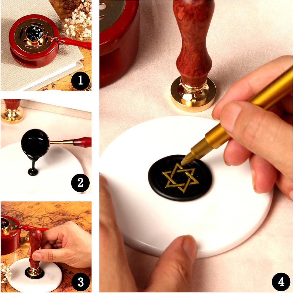 Personalized Wax Sealing Stamp - Batik Wax Kit ulasan dan harga