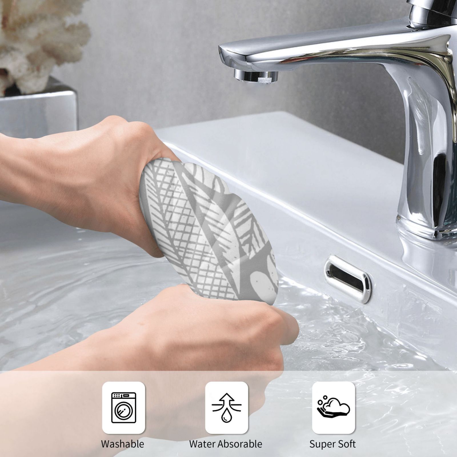 Modern Nature Custom Towel Bat - Lino Printing Block ulasan dan harga