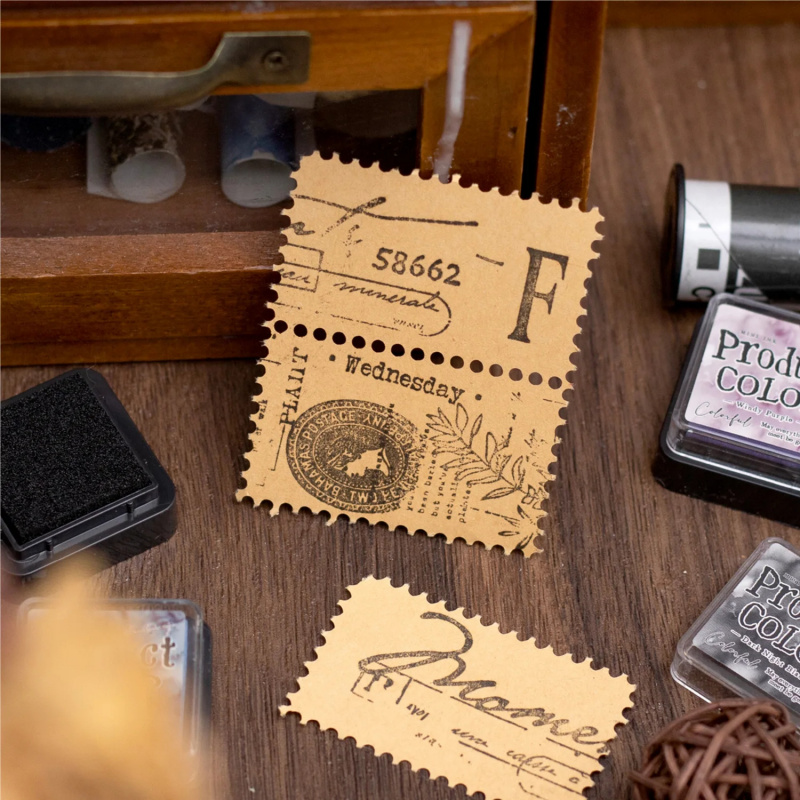 6pcs/boxed Colorful Ink Pads S - Stamping Ink Pad ulasan dan harga