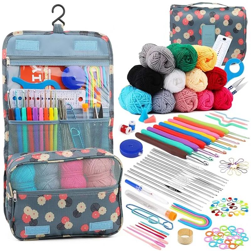 Knitting Crochet Hook Set Home - Crochet Hook Set ulasan dan harga