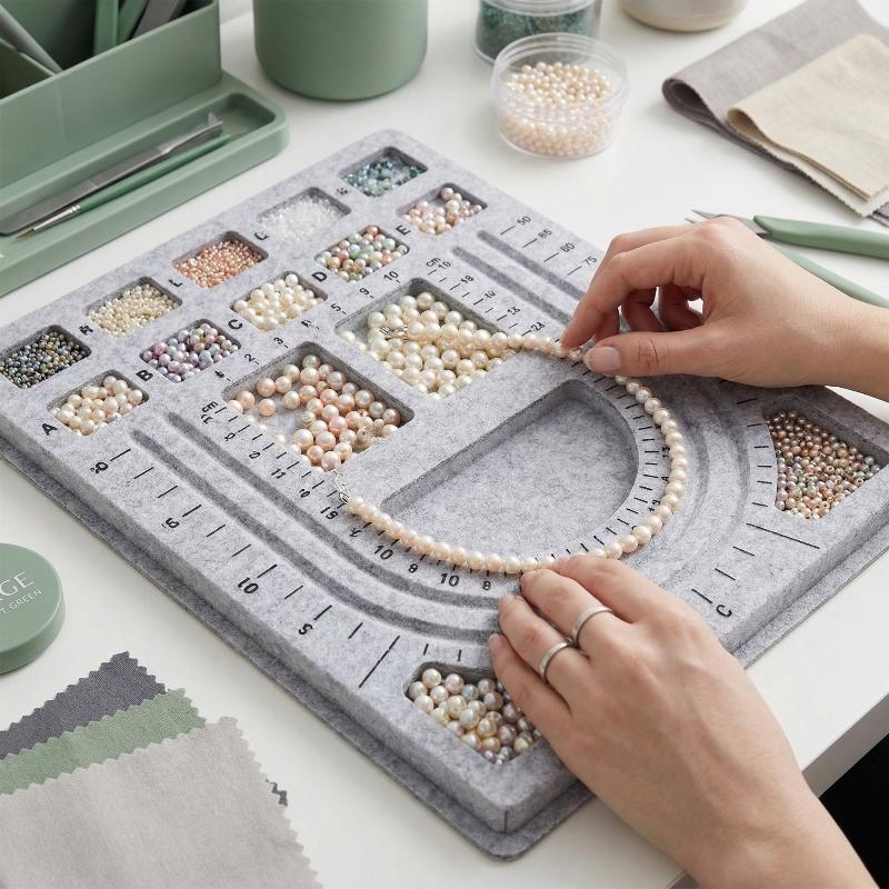 Felt Beading Mat Rectangle Fel - Art Craft Board ulasan dan harga