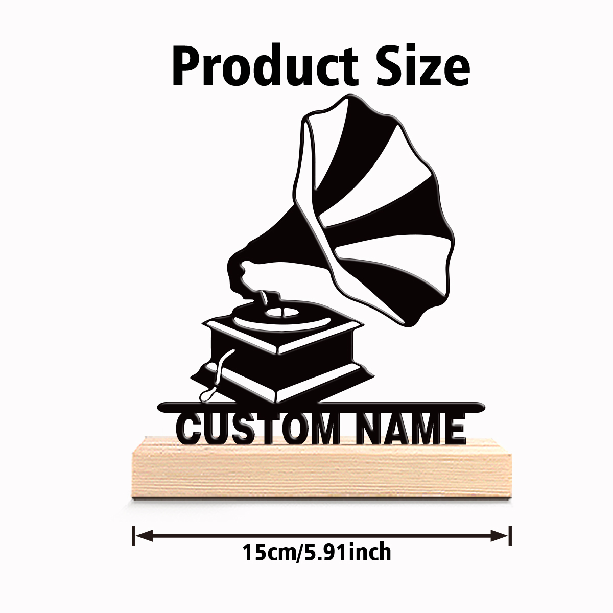 1pc Creative Gramophone Custom - Art Craft Usa ulasan dan harga