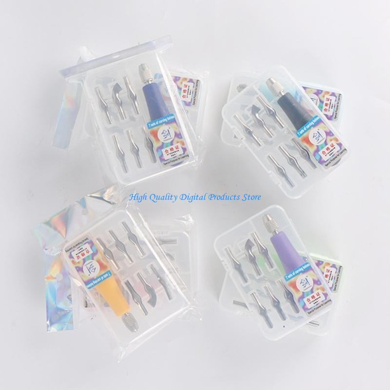 U2JE Linocut Cutter Set With A - Lino Printing Block ulasan dan harga