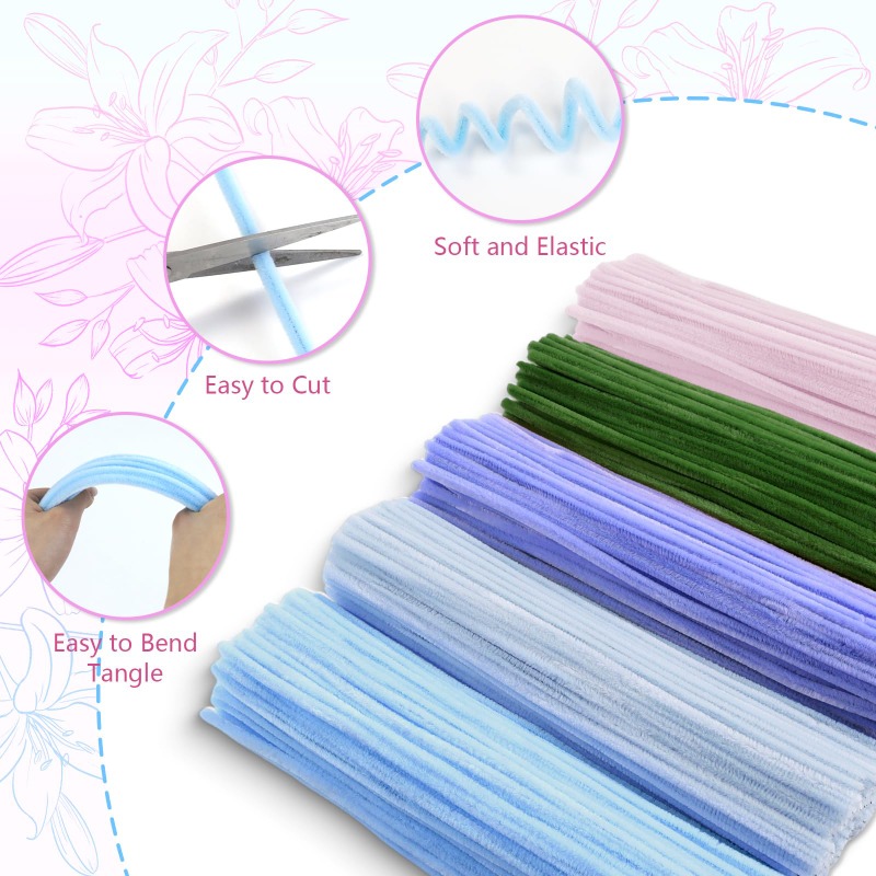 Pipe Cleaners Chenille Stems J - Art Craft Kids ulasan dan harga