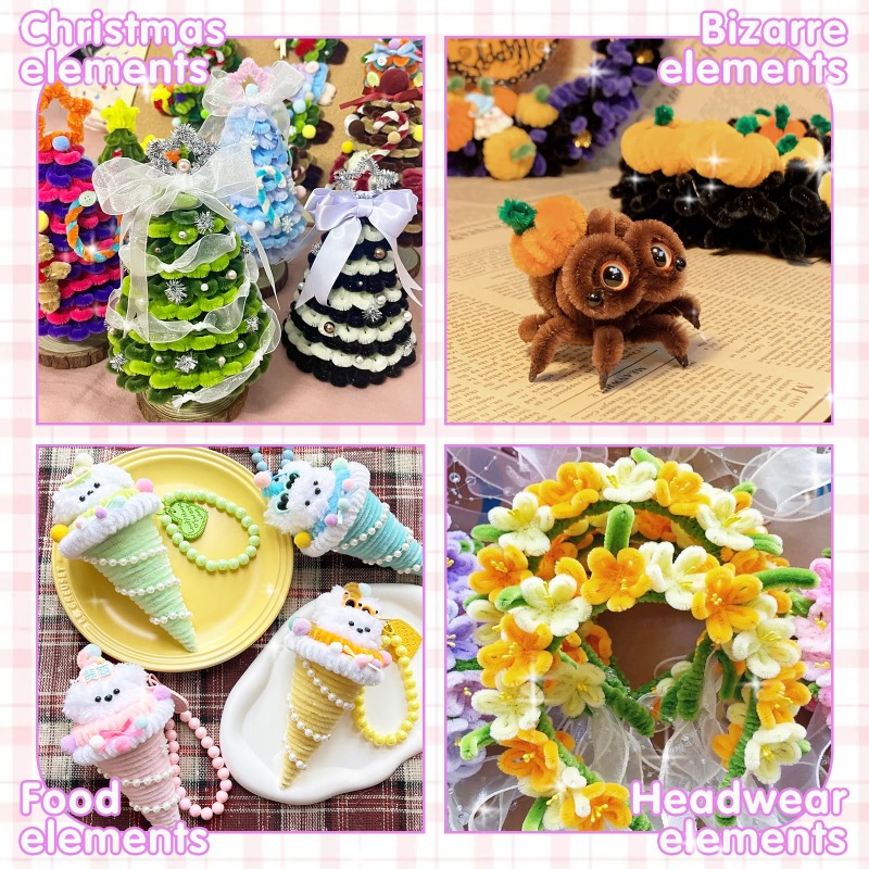 Pipe Cleaners Chenille Stems J - Art Craft Kids ulasan dan harga